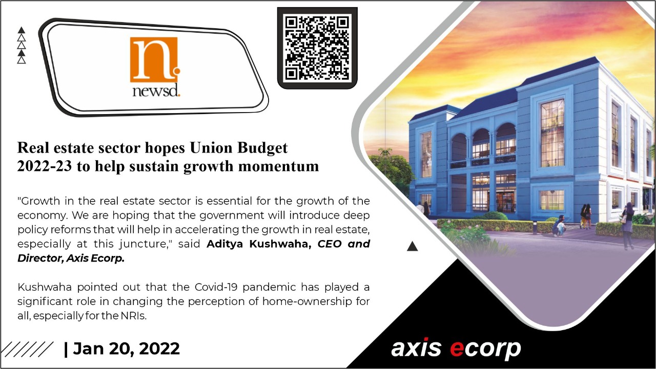 Real estate sector hopes Union Budget 2022-23