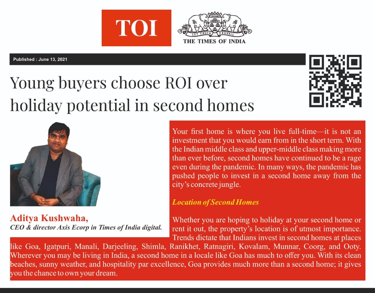 Young buyers choose ROI over holiday
