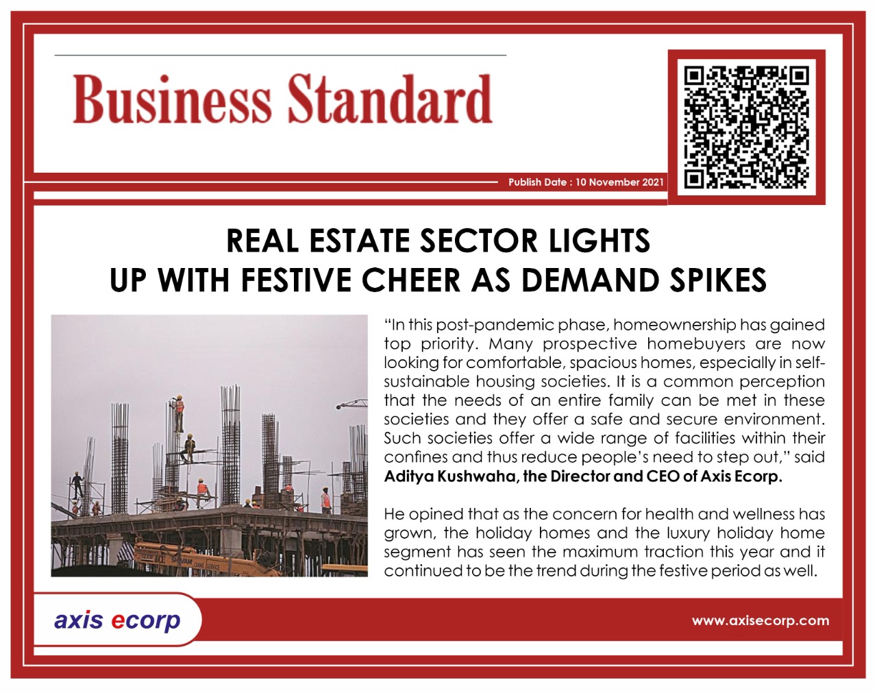 Real estate sector lights up with festive cheer as demand spikes
